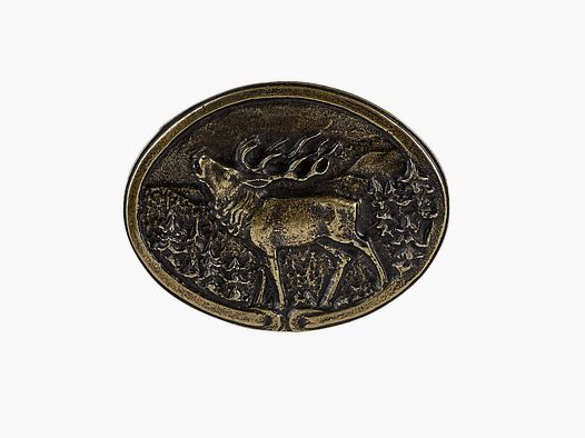 Grtelschliee Rhrender Hirsch