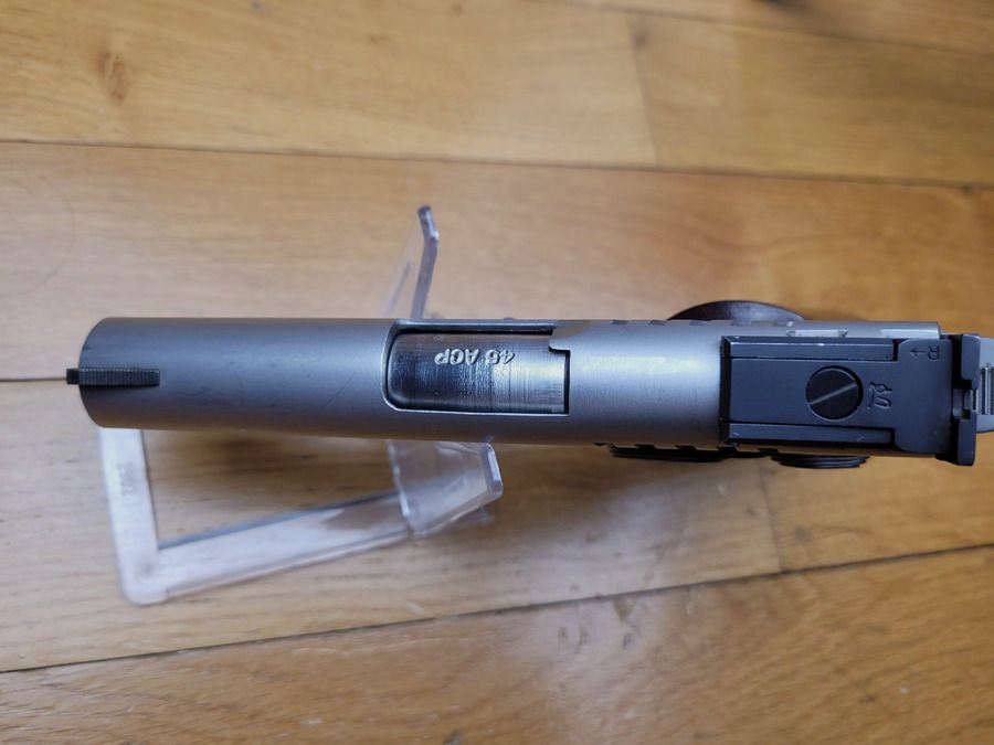 Exzellente Pistole Olympics Arms / Safari – Modell Enforcer – Typ Colt Commander – unter 4 Zoll – Kaliber 45 ACP – TBE, Bild 14 von 17