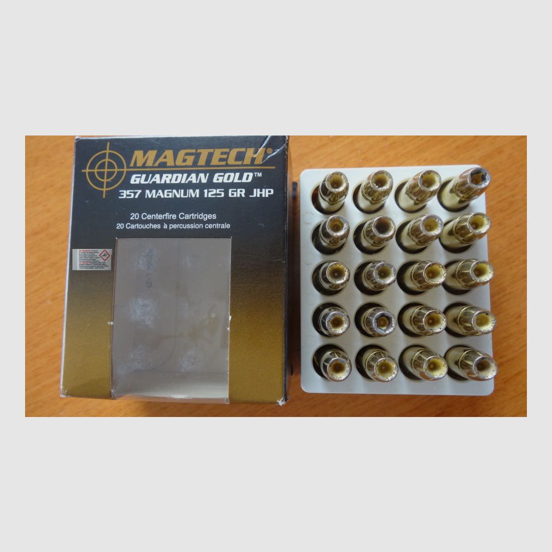 Magtech .357 MAGNUM CARTUCHOS DE ARMAS DE FUEGO "GUARDIAN GOLD"