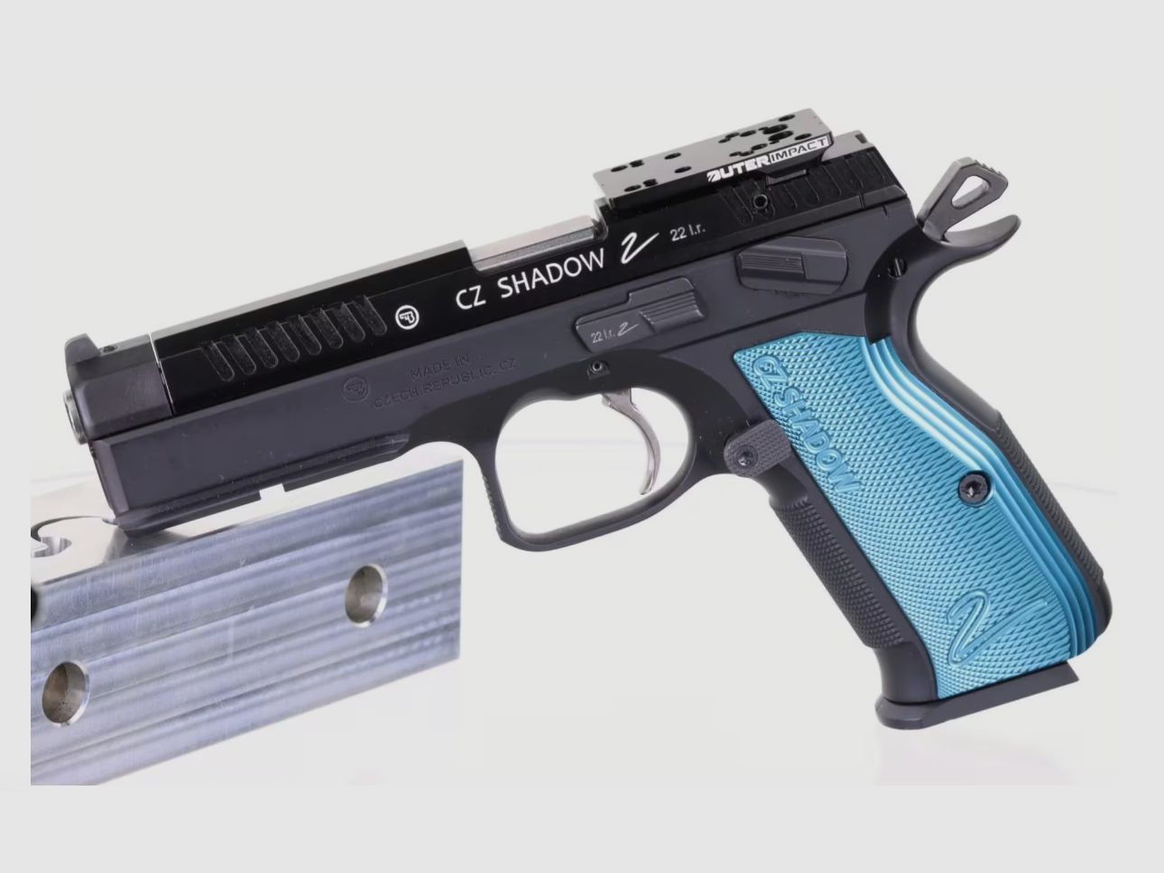 Attacco VORTEX per mirino a punto rosso, piastra di montaggio multiuso per CZ Shadow 2 Kadet .22lr, immagine 2 di 3