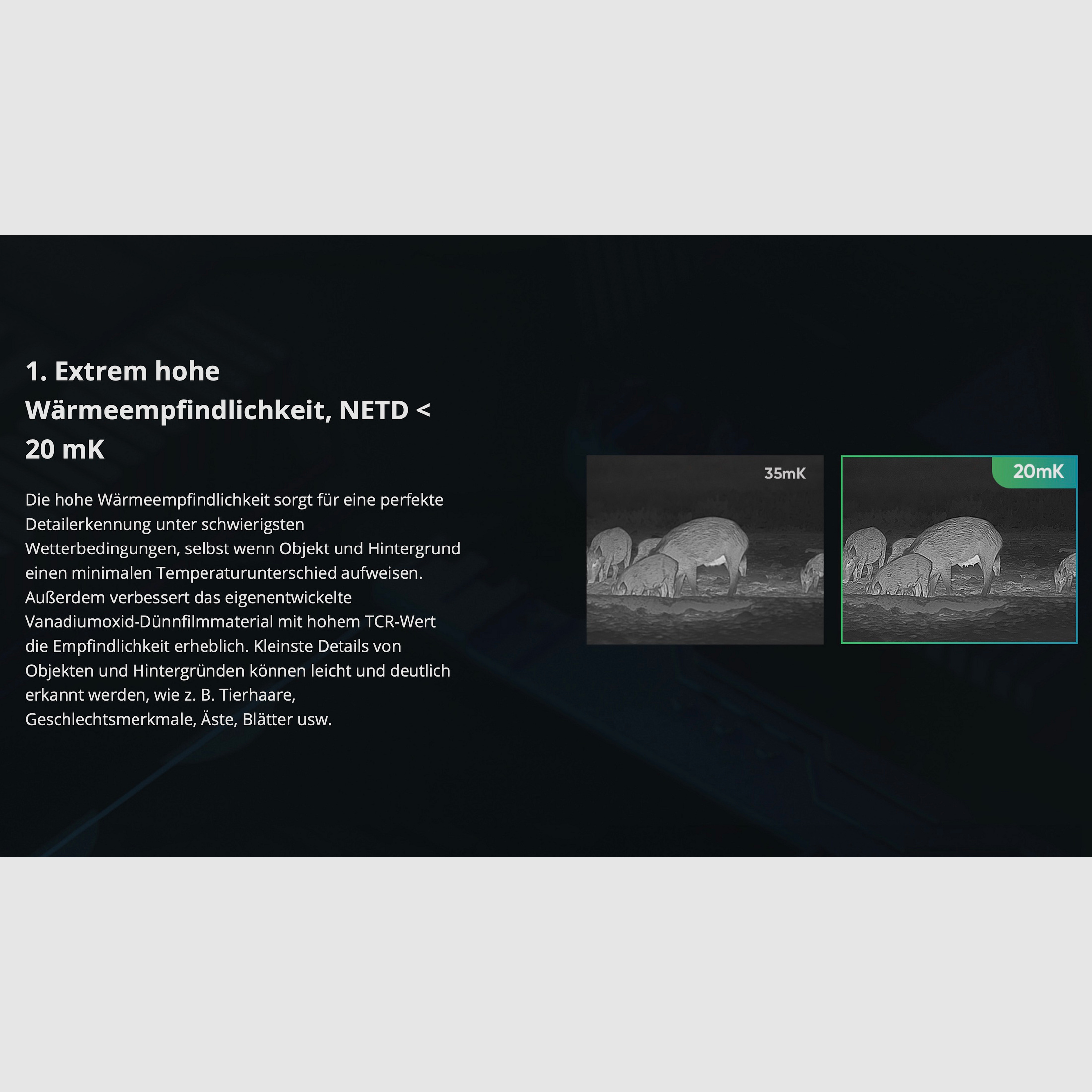 Hikmicro Monocular Falcon FQ35 Thermal Imaging Camera 640 x 512 12 μm <20 mK