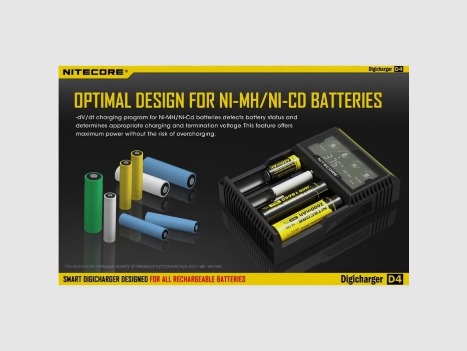 Nitecore Digicharger D4 Battery Charger, image 2 of 4