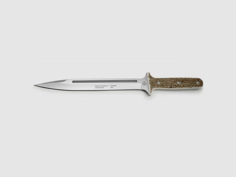 PUMA XP pig sticker 15, Abfangmesser, POM Commando Stag