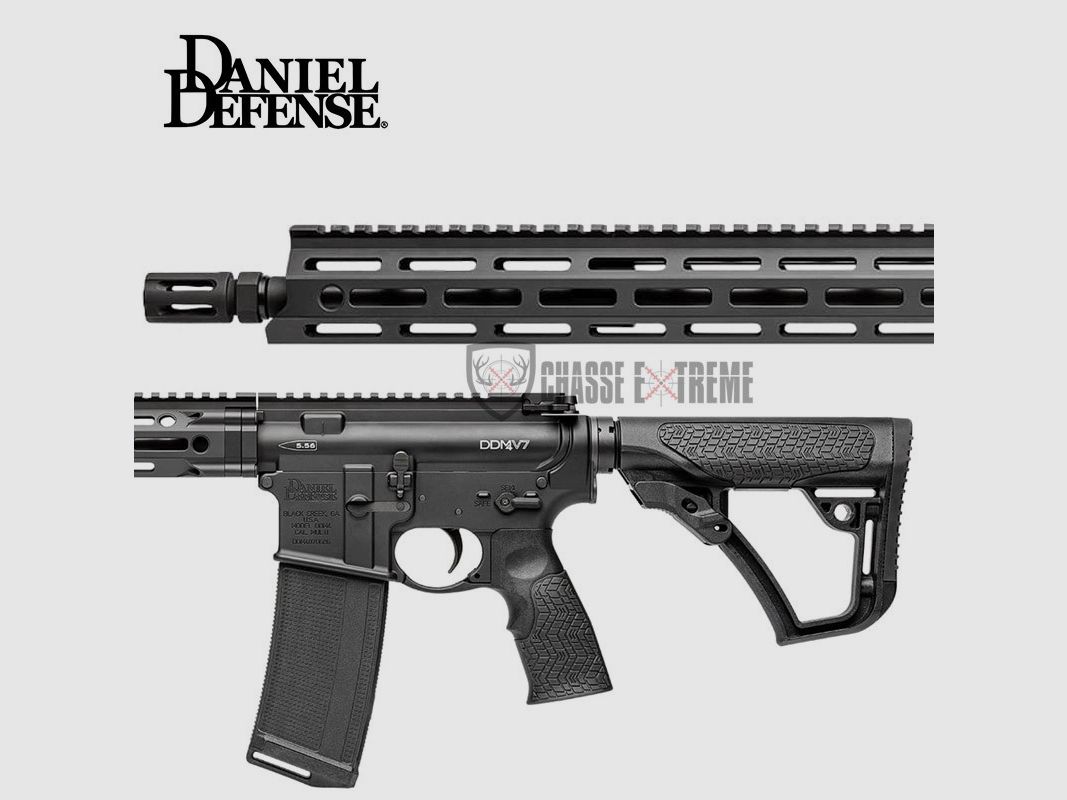 DANIEL DEFENSE DDM4 V7 Zwart 16 '' Kal 5.56, afbeelding 3 van 3
