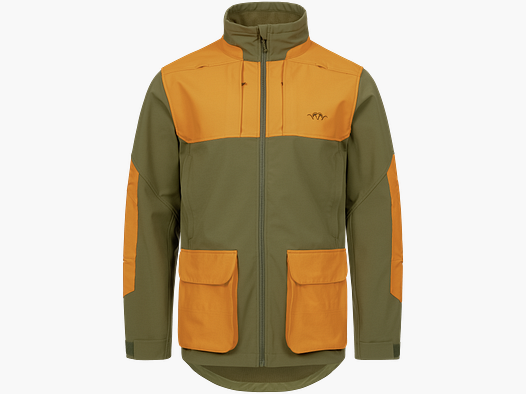 Blaser Men's Tackle Softshell Jacket Dark Olive / Blaze Orange