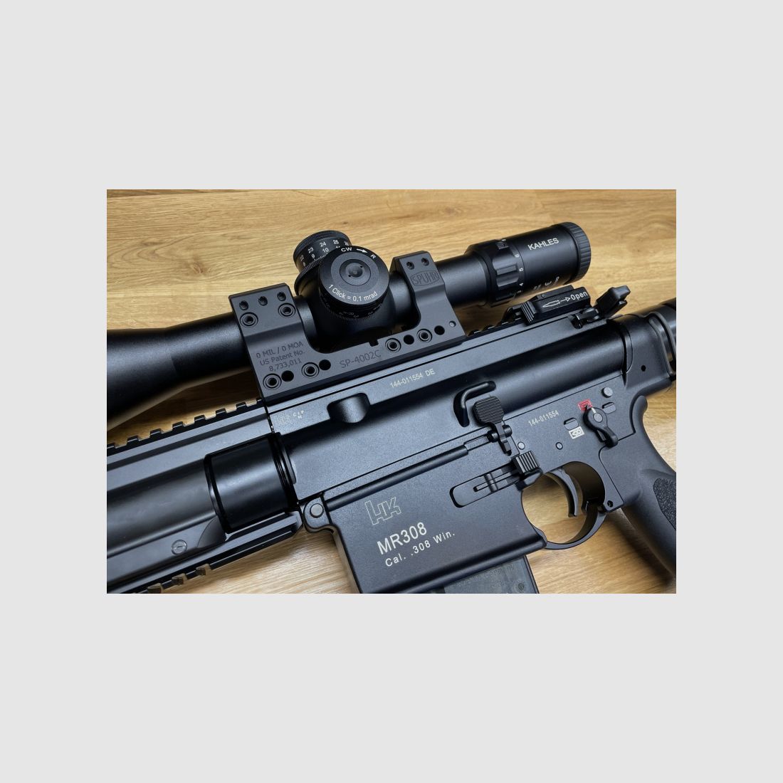 Heckler & Koch MR308 A3 im Kaliber .308 Win 16,5" Lauf + KAHLES K312i 3-12x50 Mil-7 & SPUHR Mount