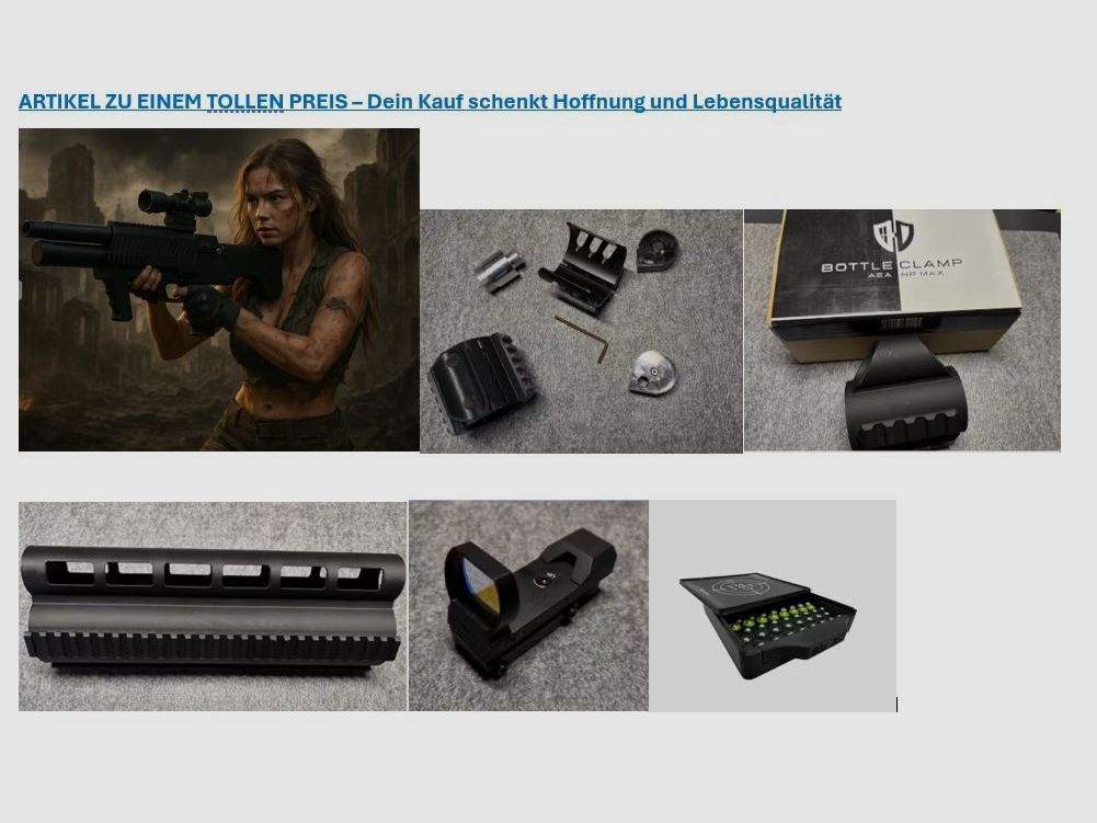 HP Max Mk1 und Mk2 - Einzelteile & Zubehör & Red Dot  (u.a. Red Dot Visier Feyachi RDS) - kostenfrei abzugeben gegen Spende - jeder Artikel 10€