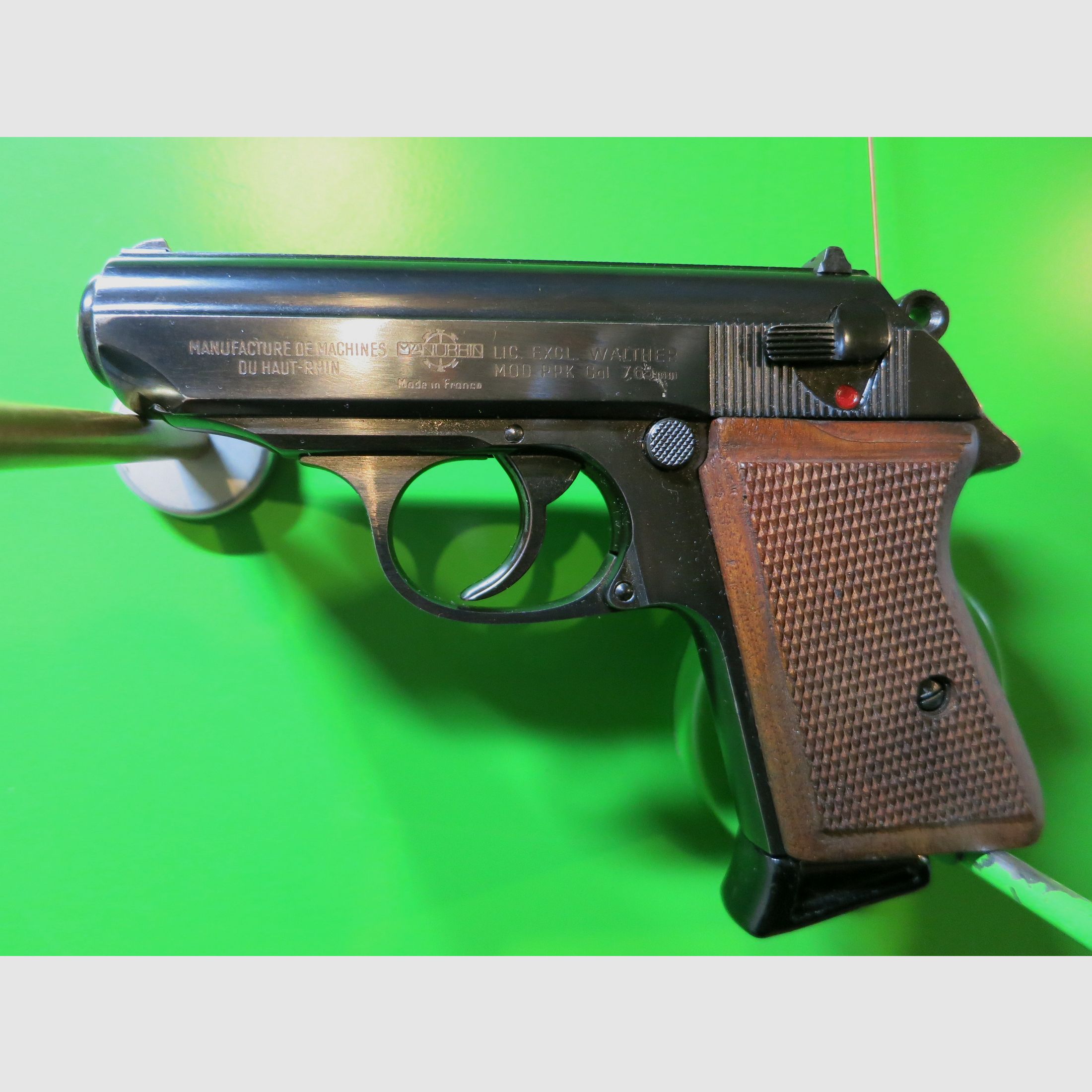 Halbautomatische Pistole MANURHIN, Walther PPK, Kal. 7,65 mm Browning       #40-