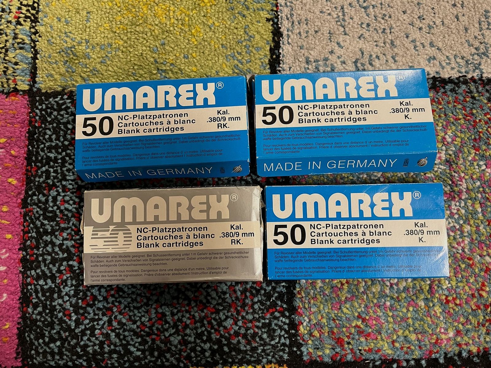 9mm RK cartuchos de fogueo Umarex - pirotecnia Silberhütte PTS