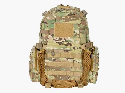 Tactical backpack with helmet pocket - BLACK [8FIELDS]