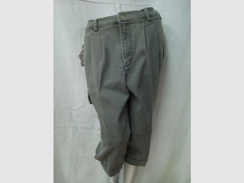 Denim Kniebundhose - mit Lycra