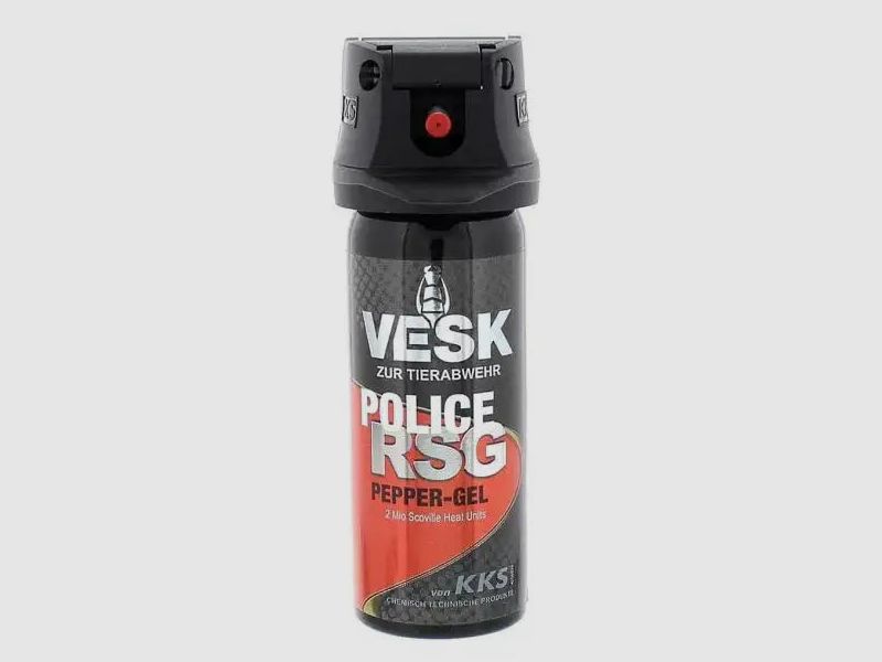 Onbekend Vesk RSG Pepperspray Politie Gel 50 ml