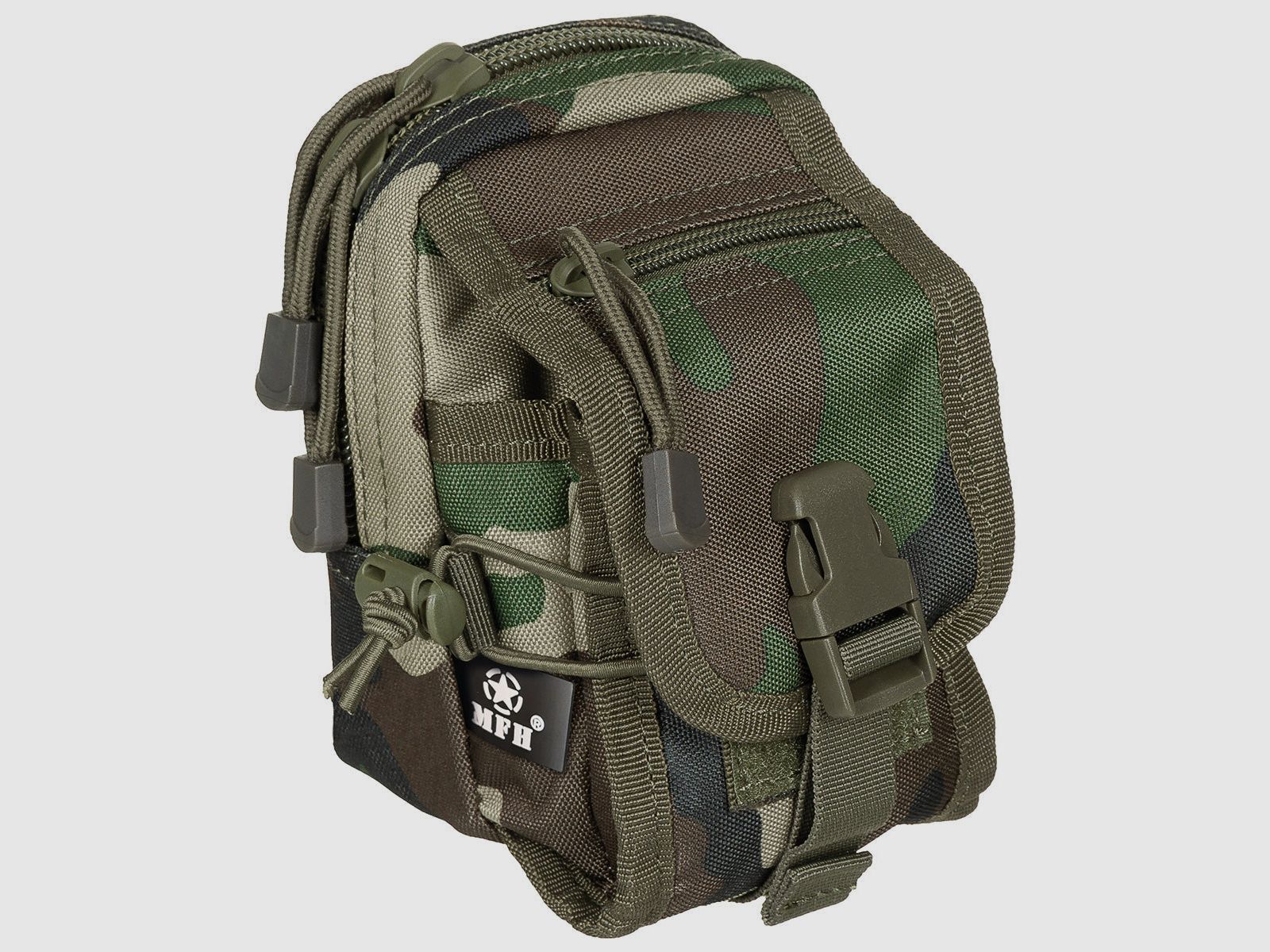 Multi-purpose pouch, "MOLLE", woodland
