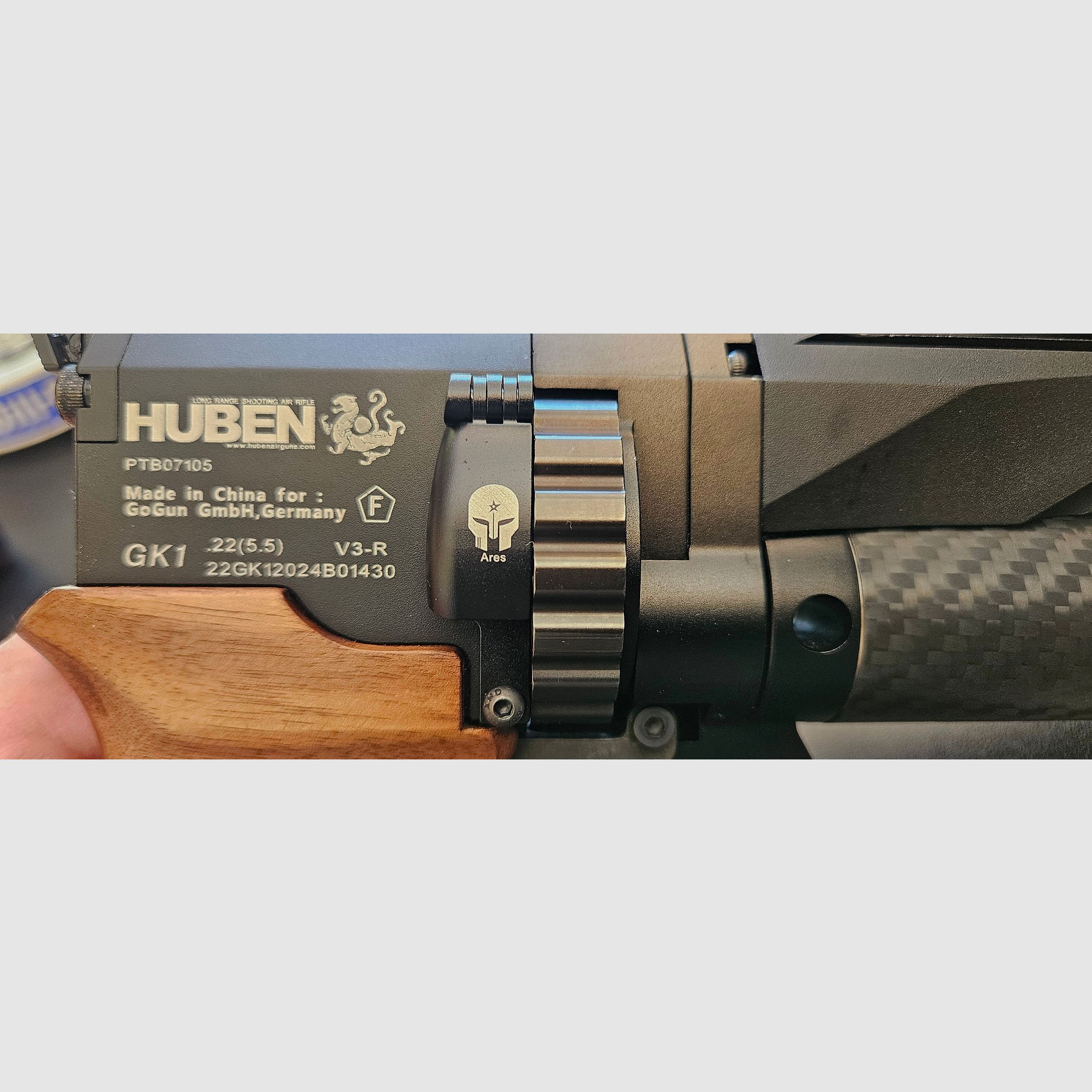 Huben Gk1 van GoGun met accessoires