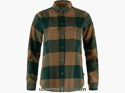 Fjällräven Bluse Canada Deep Forest-Dark Grey