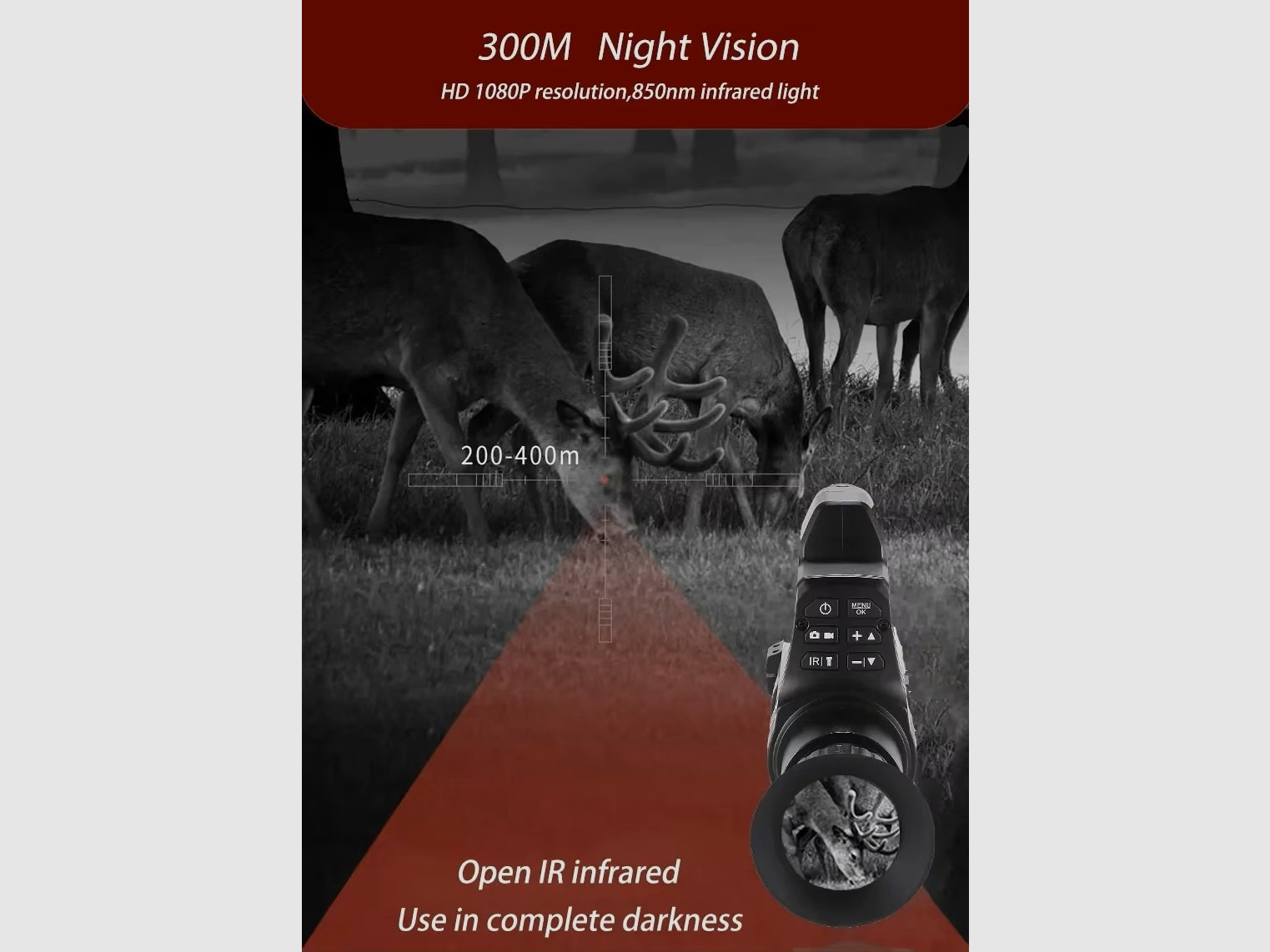 Dispositivo di visione notturna digitale NV4A Night Vision