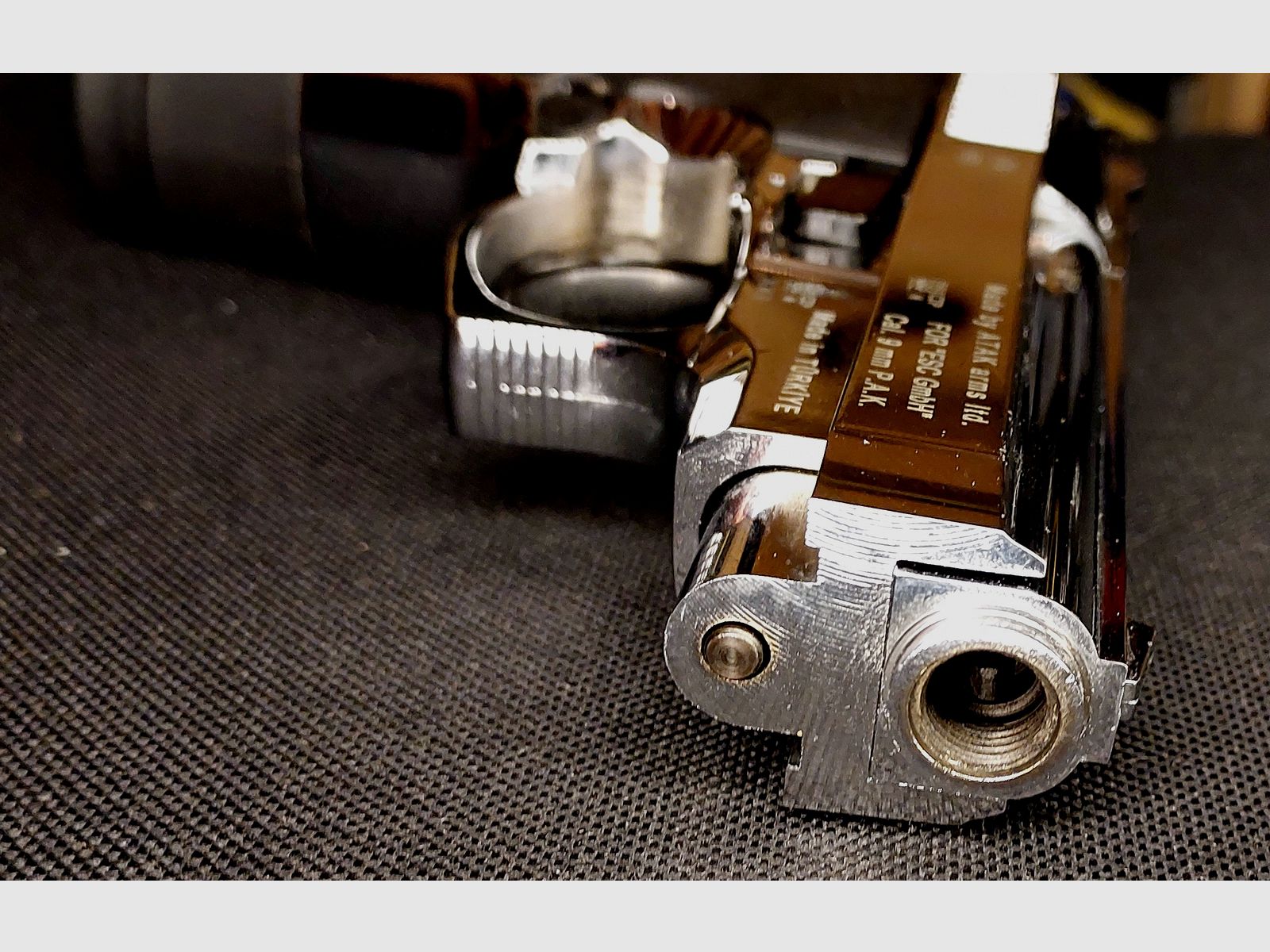 Zoraki 914 Schreckschuss Pistole 9mm P.A.K. Chrom (PTB 972 !!!)