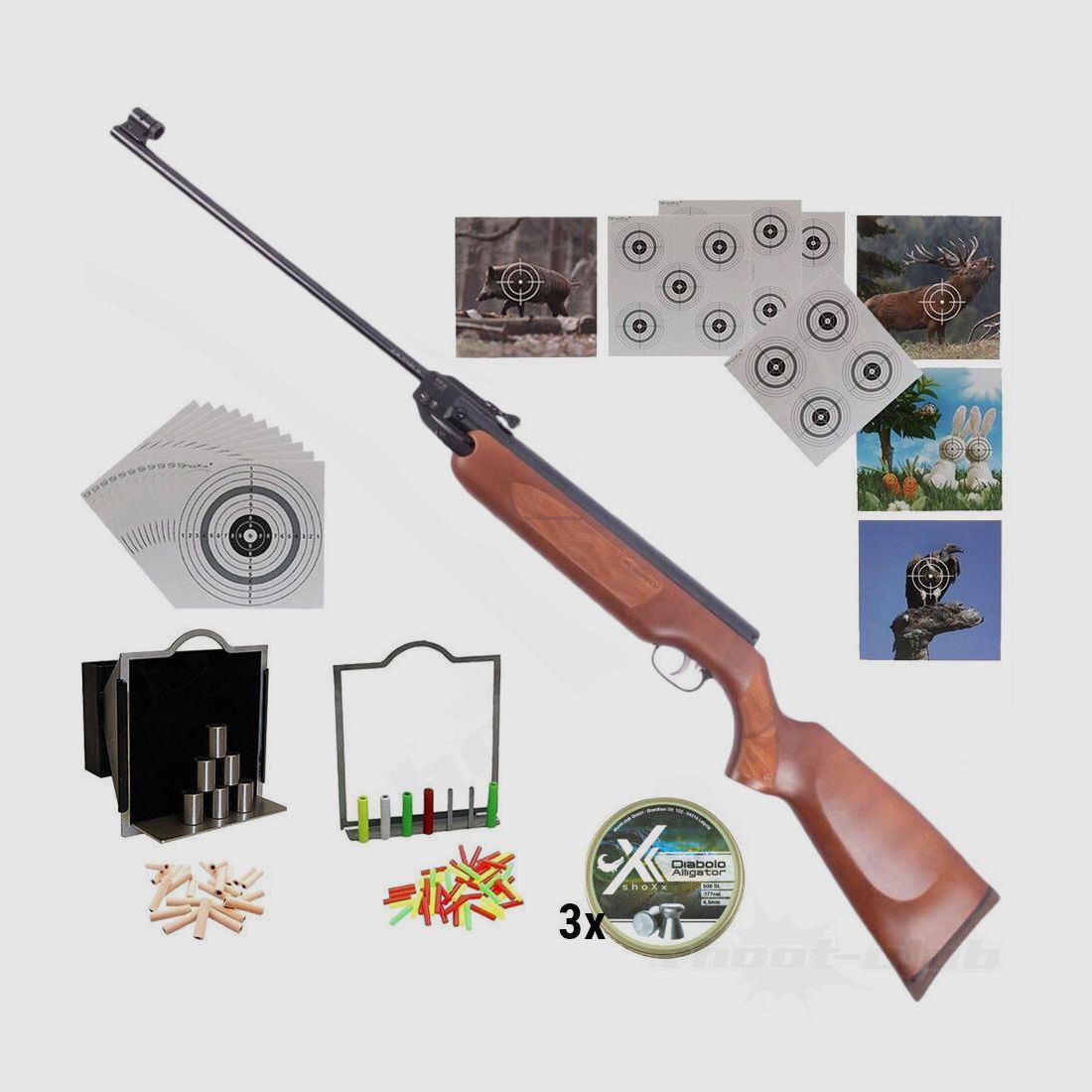 Weihrauch Weihrauch HW 35 Kal. 4,5mm Diabolos Super-Target Set