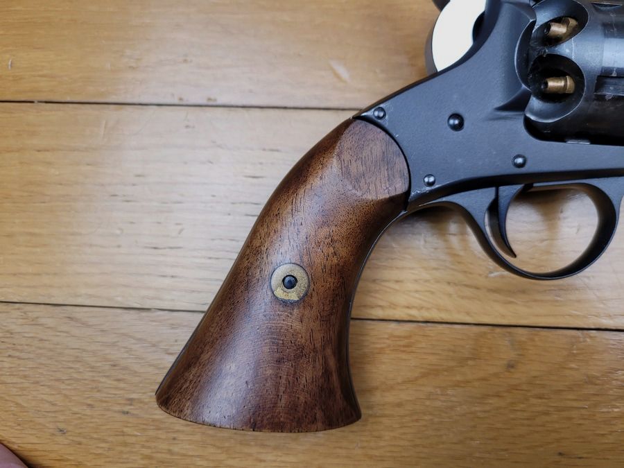 Bellissimo revolver Rogers & Spencer Army Single Action – Fabbricazione di qualità Perdersoli Target – Il revolver a percussione più avanzato in 44 PN – Arma nuova!, immagine 7 di 19