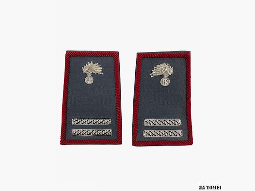 CARABINIERI – PAAR TUBOLARE MARSHAL ORDINARY BESTICKT IN CANOTTIGLIA