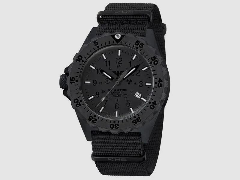 KHS KHS Uhr Shooter MKII Automatic XTAC Field Natoband schwarz