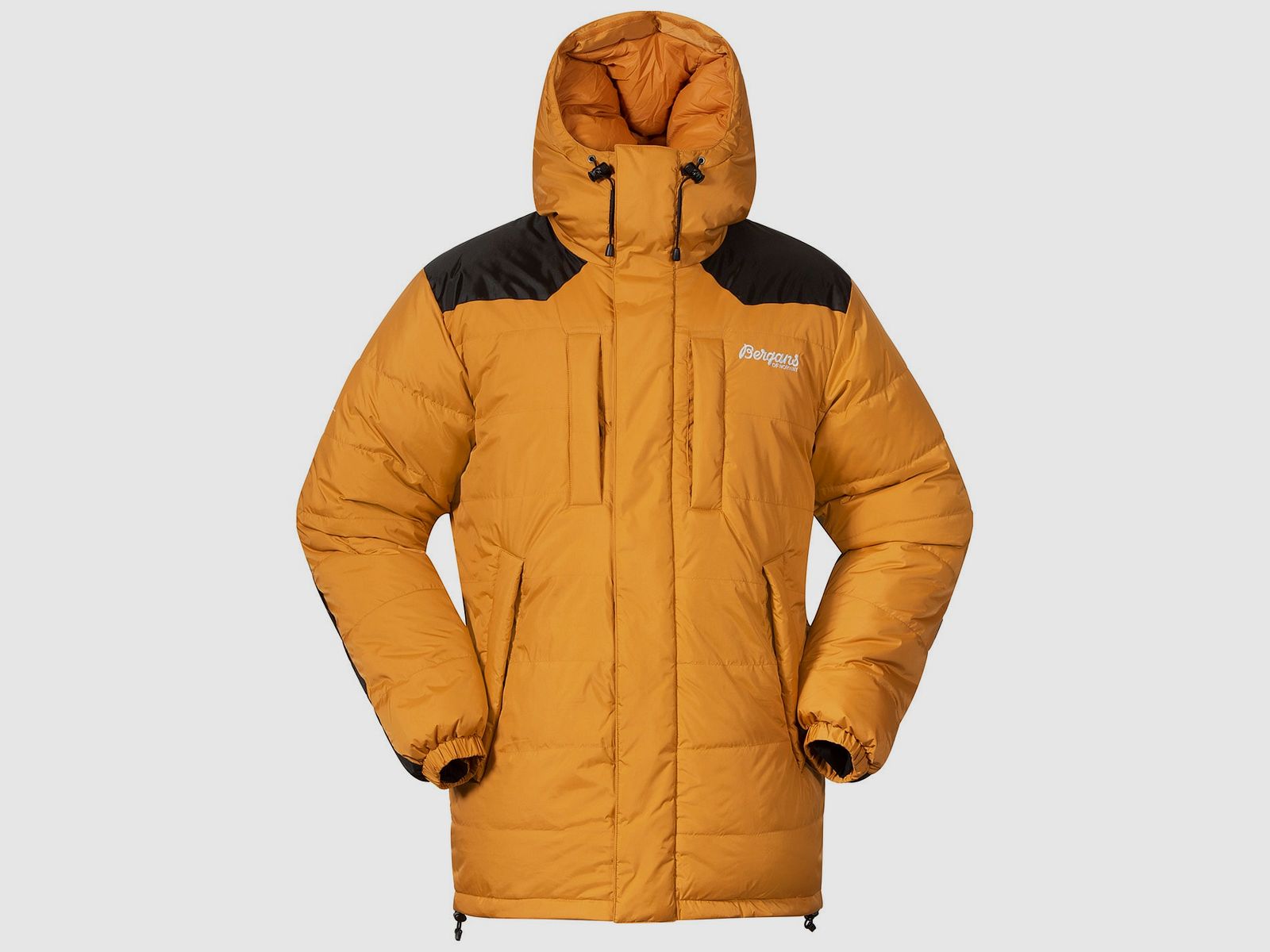 Bergans Expedition Down Parka Unisex Arctic Ocean Yellow/Black XL