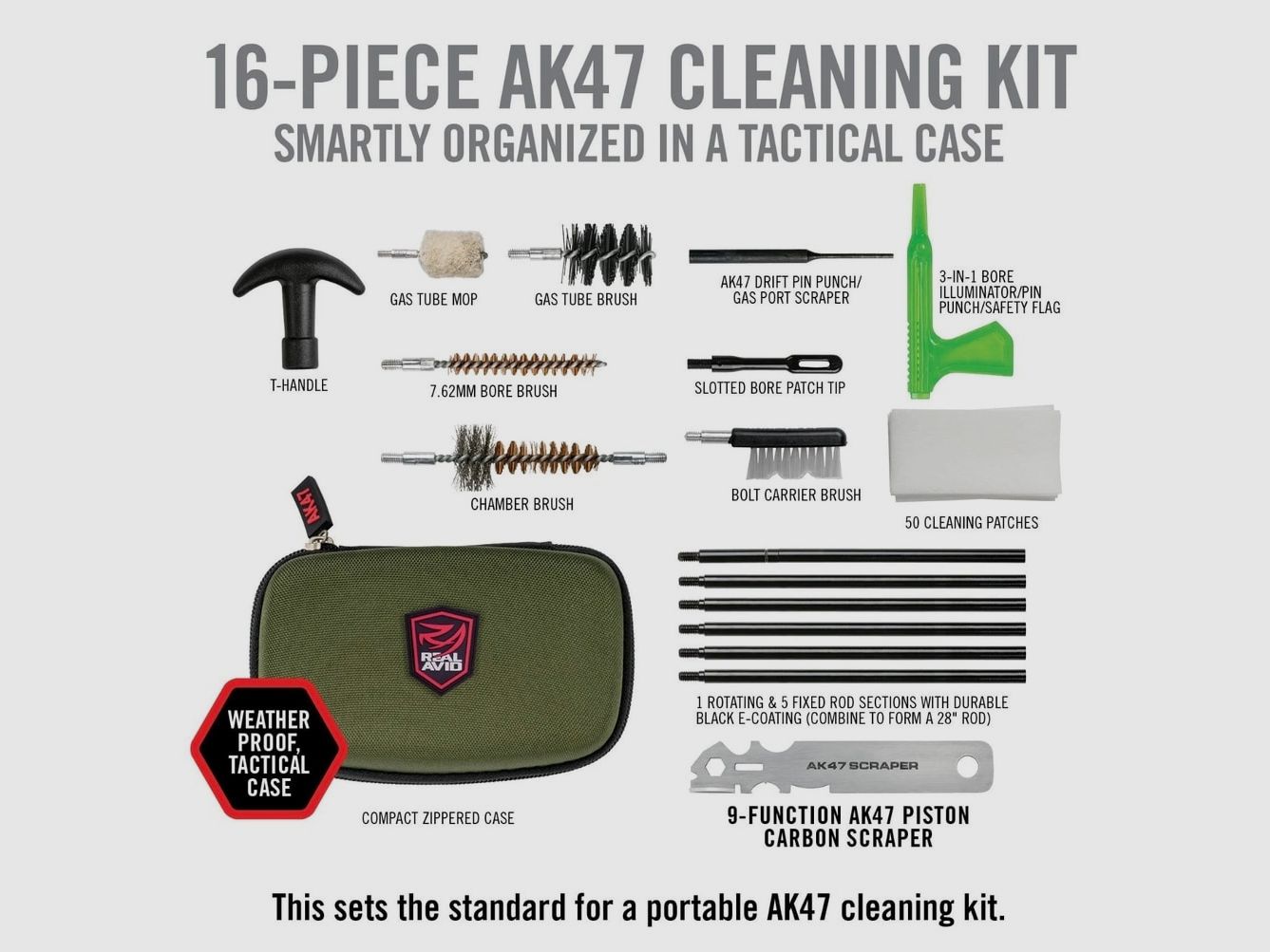 Real Avid Gun Boss AK47 Tactical Cleaning Kit, Bild 2 von 2
