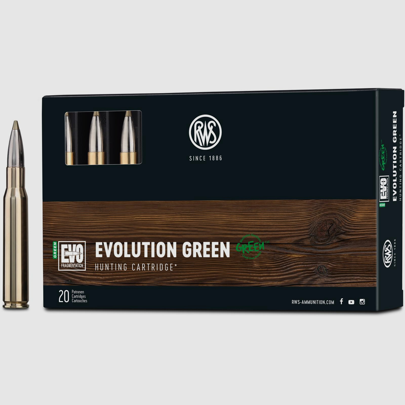 RWS .30-06Spring Evo Green 9,0g - 139gr