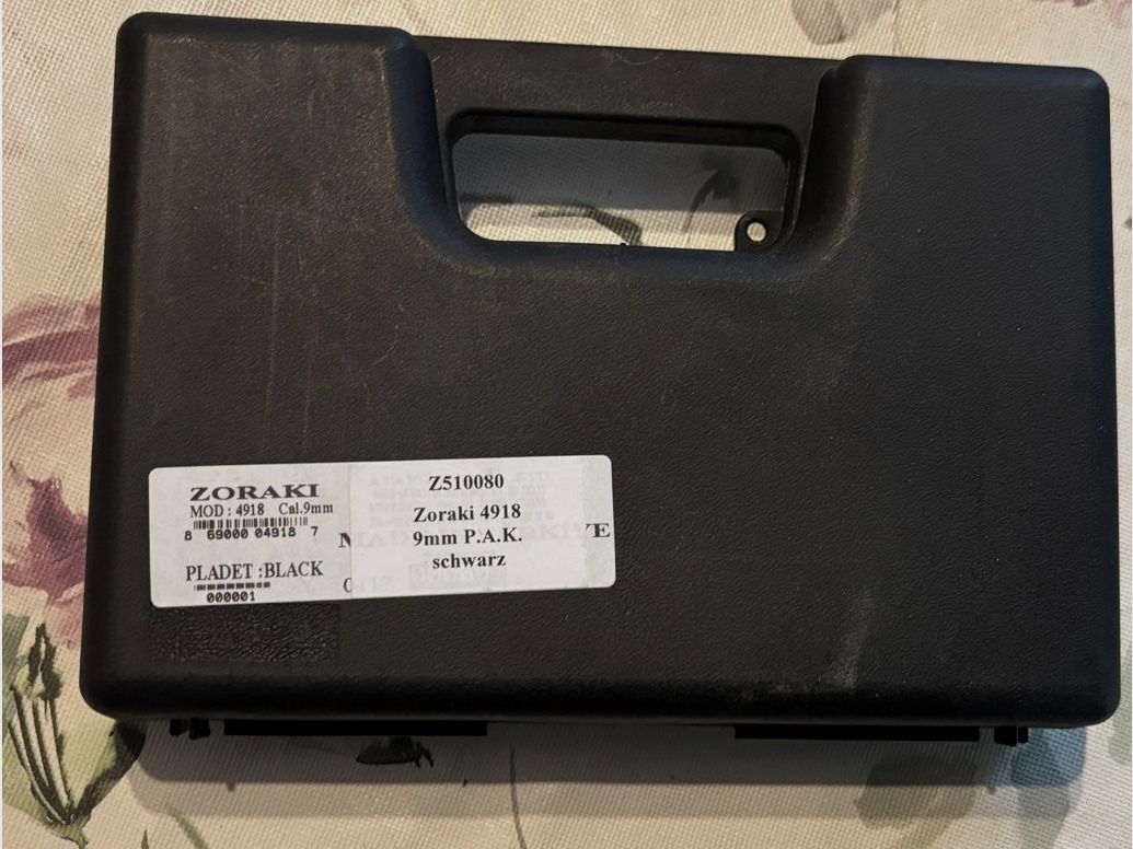 Zoraki 4918 Schreckschusspistole alte PTB 986