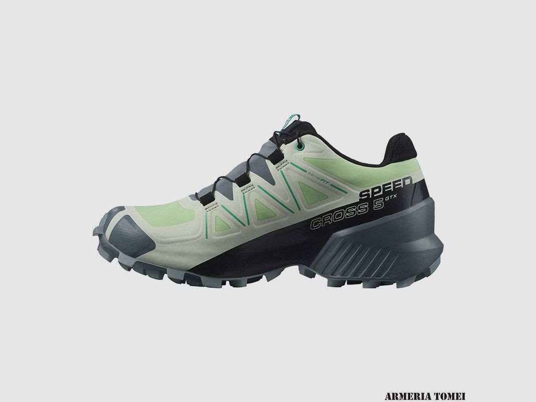 SALOMON – DAMES – SPEEDCROSS 5 GTX W Patina Green / Stormy Weather / Peacock Green, afbeelding 5 van 6