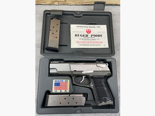 Ruger P90 DC Kal.: .45 ACP halbautomatische Pistole