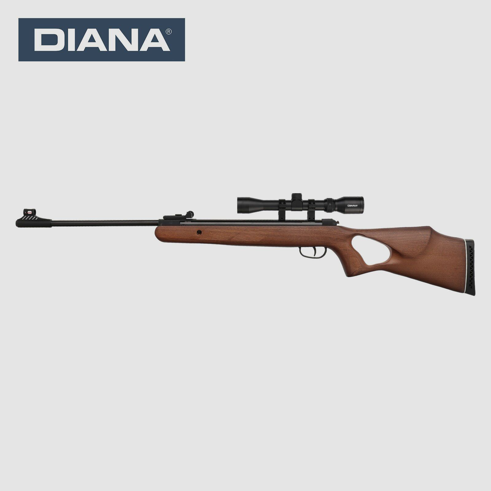 Diana 250 two-fifty Knicklauf Luftgewehr Kaliber 5,5 mm Diabolo (P18) + ZF 3-9x32