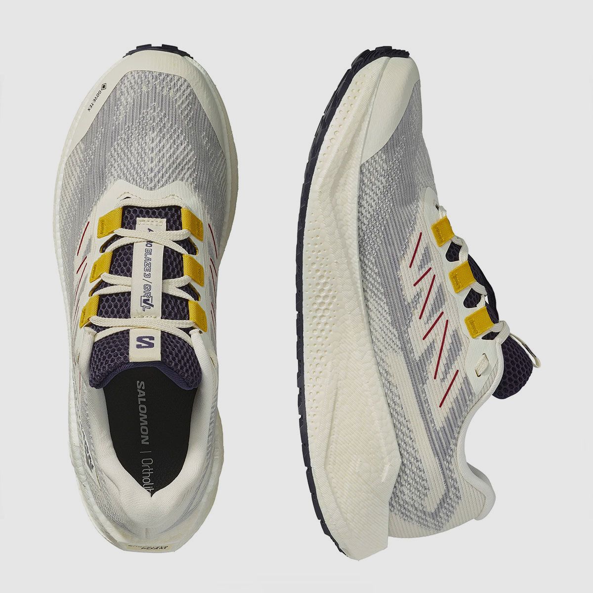 SALOMON – MAN – AERO BLAZE 3 GRVL GTX Vanilla Ice / Astral Aura / Lemon, image 2 of 6