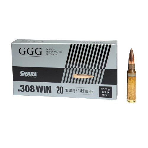 Amunicja GGG .308 Win Sierra 190gr 12,31g HPBT