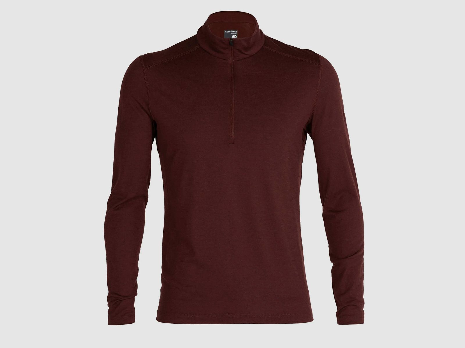 Icebreaker Icebreaker Langarmshirt Tech Half Zip Merino 260 Männer espresso