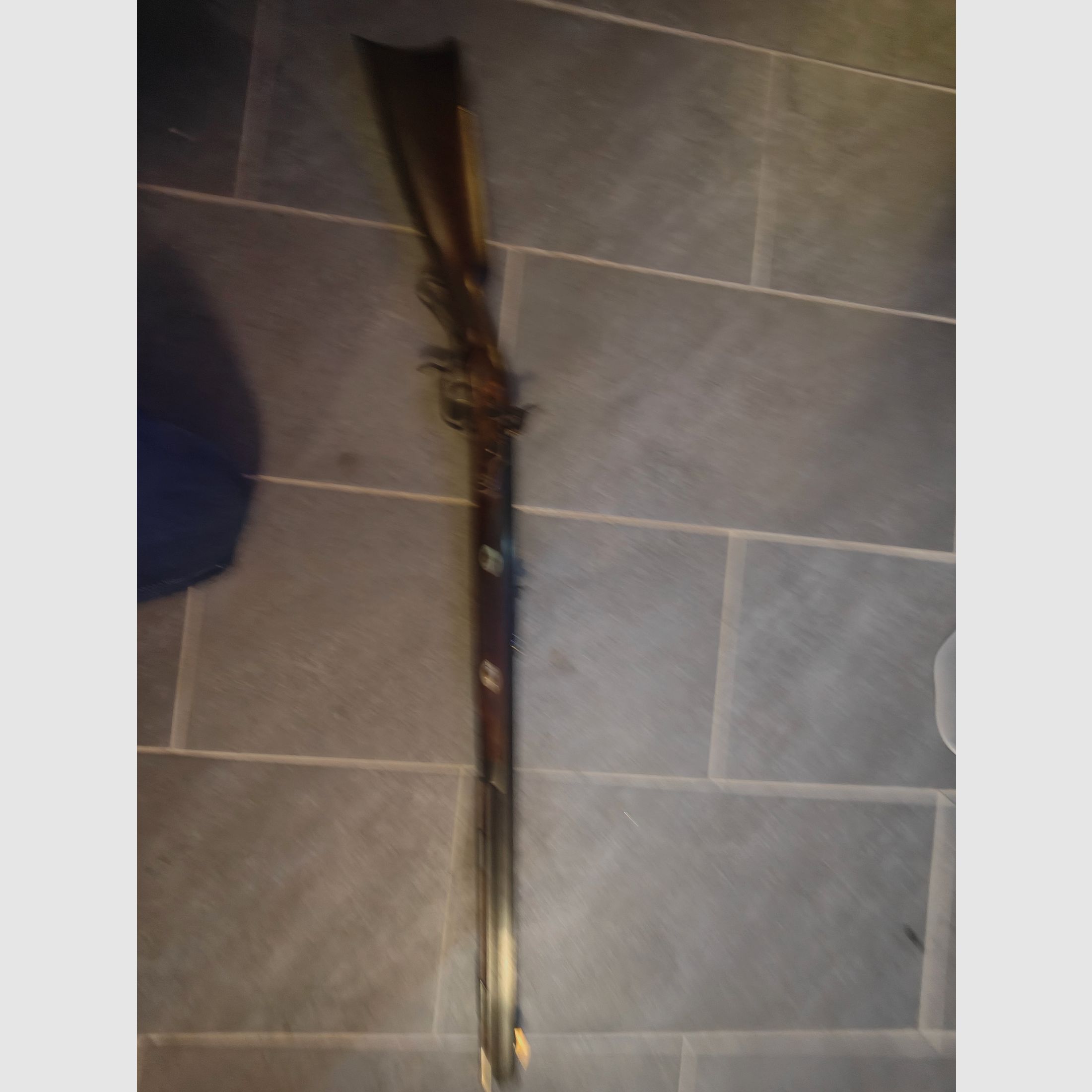 Perkussionsgewehr Kal.45/70 Perk. Länge: ca. 118cm Lauflänge: ca. 74,5cm,