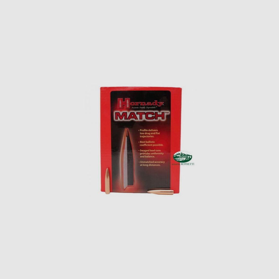 HORNADY Geschosse MATCH Kal.308 - 168gr - 30501