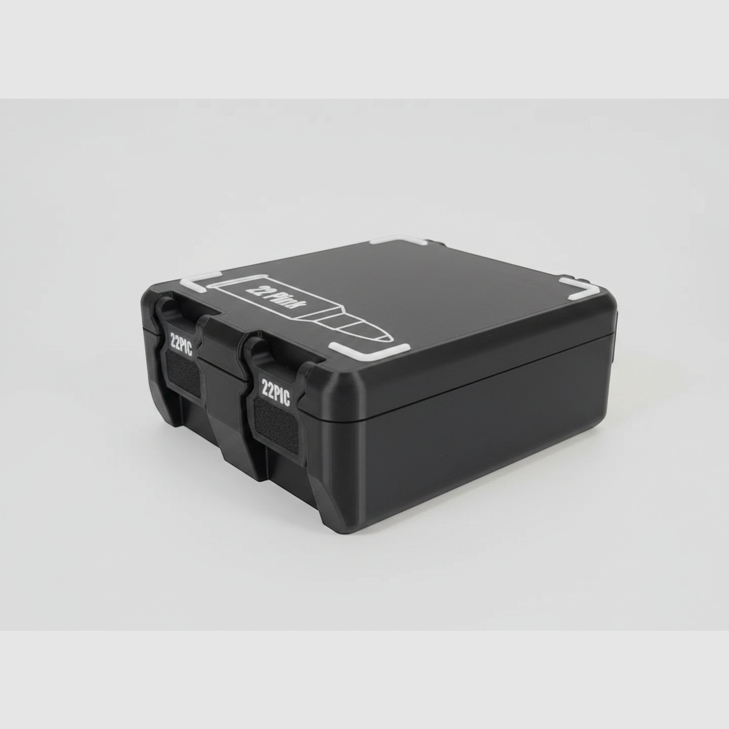 Filamelt Munitionsbox / 22 Picra / 'Klapp- / Rastdeckel' / Patronenbox, Ammo Box