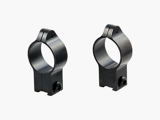 TALLEY 1″ HIGH (0.60″) 11MM CZ RINGS, BLACK