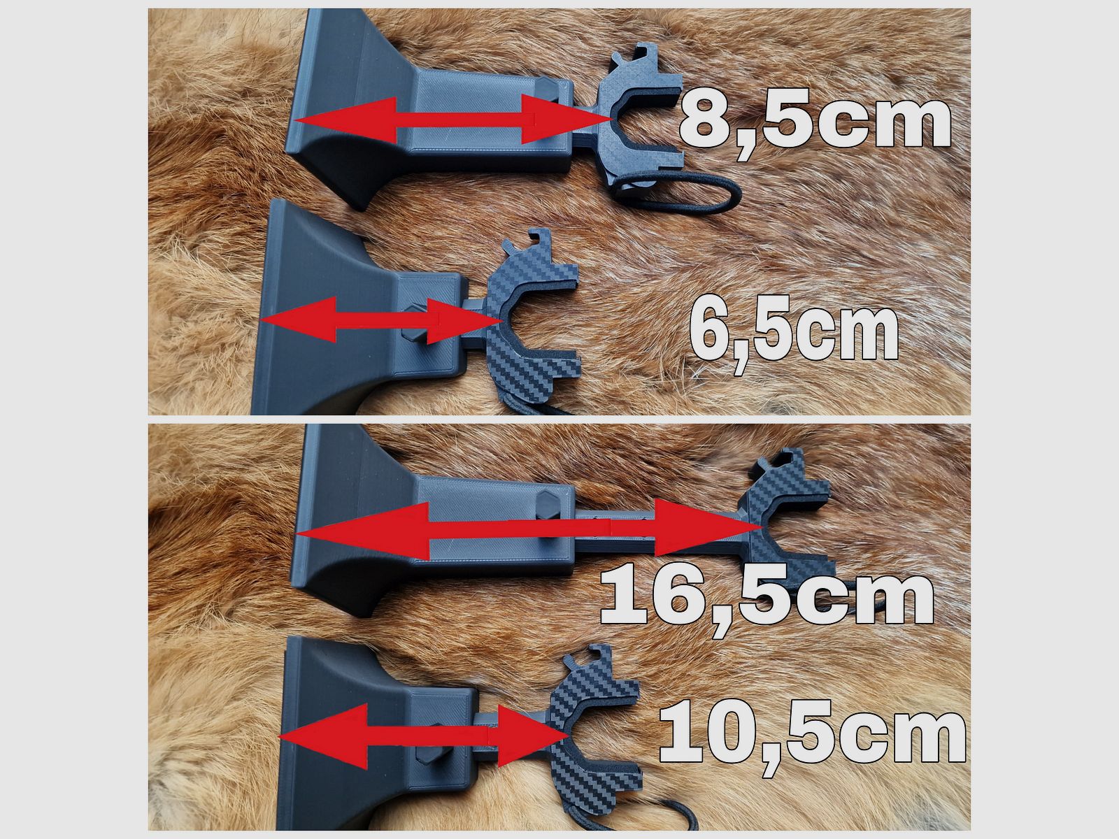 Support pour armes longues pour armoire à armes