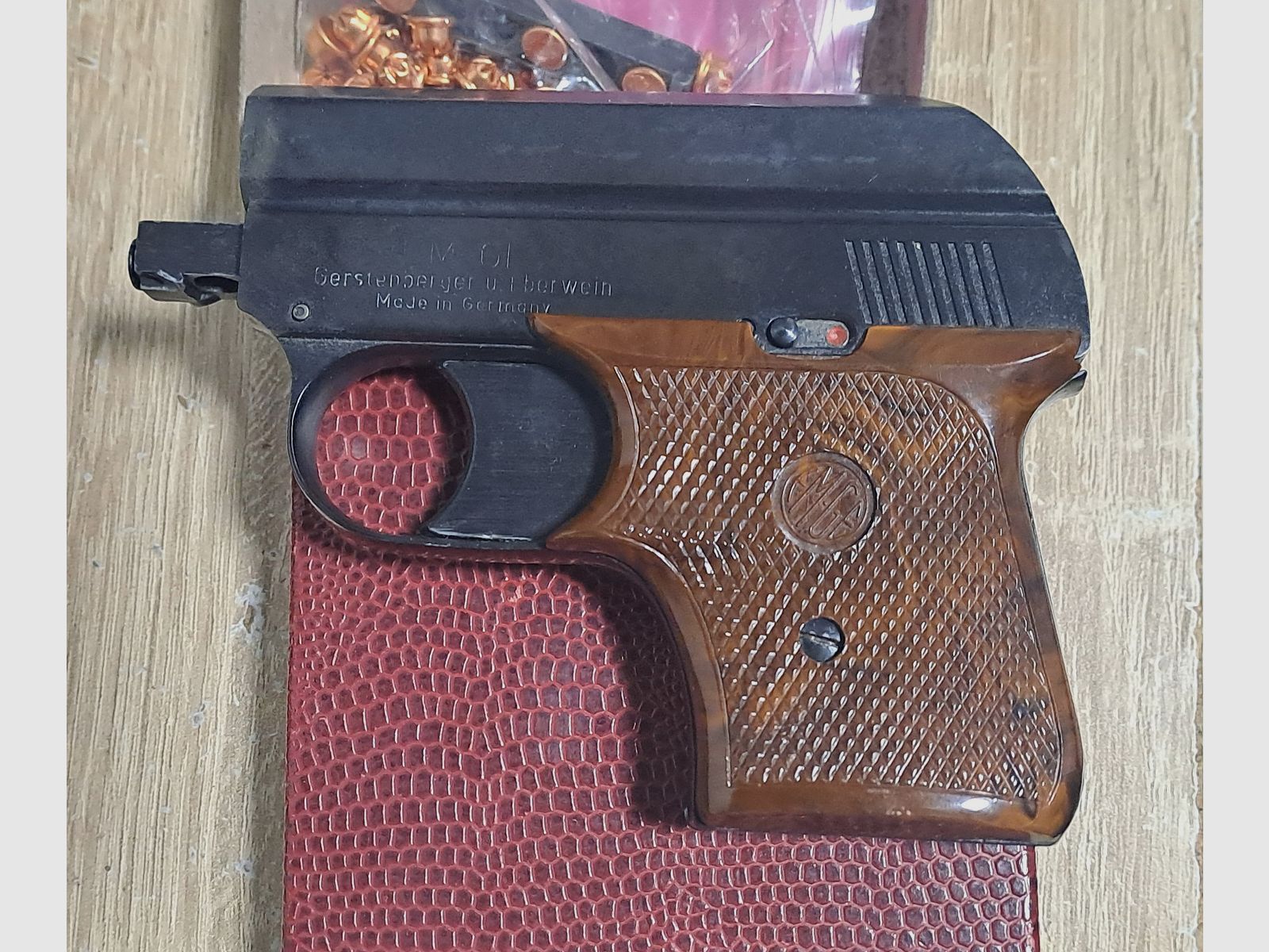 EM-GE Mod. 63 Kal. 6 mm Flobert/ PTB 6 mit Ersatzmagazin in OVP!