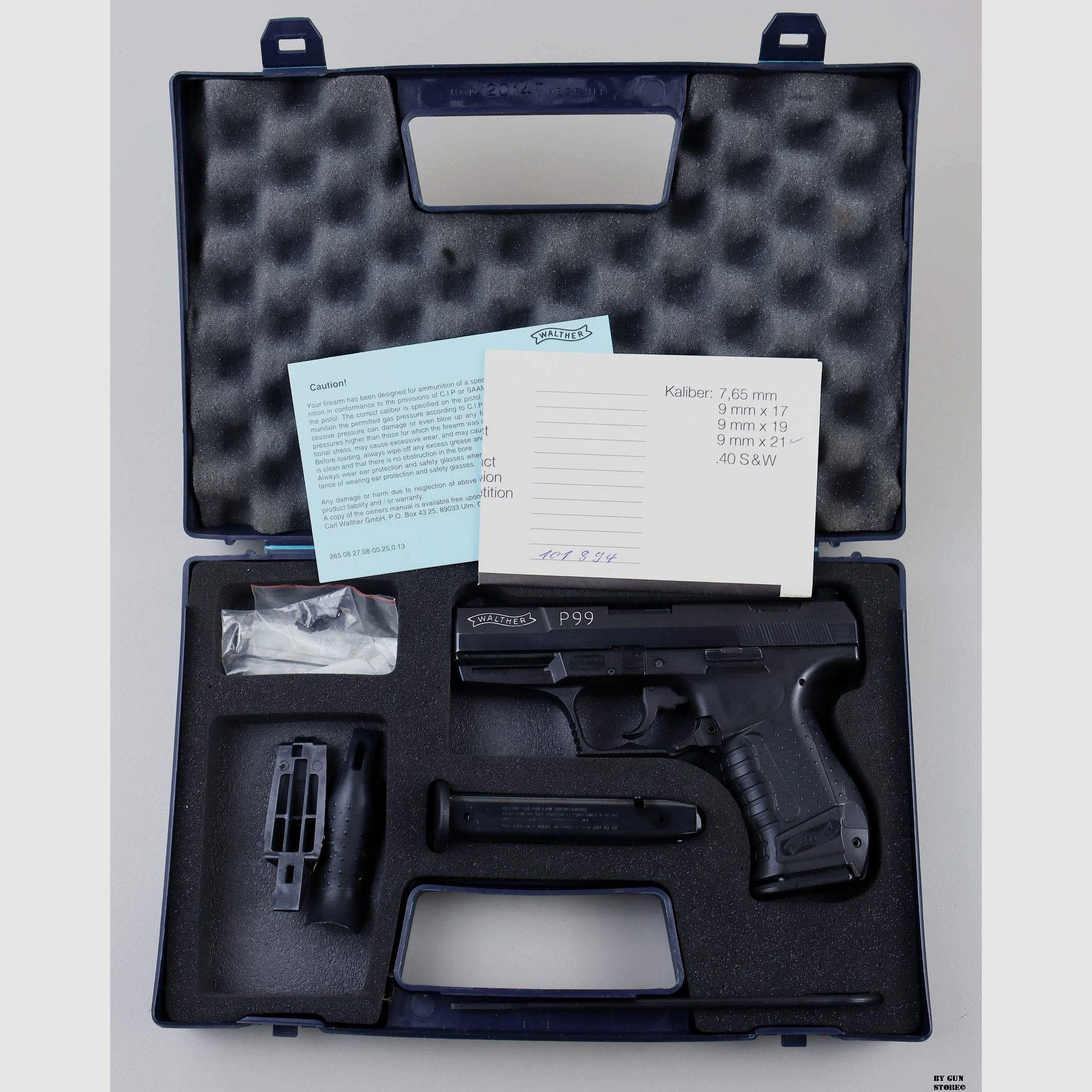 Pistole Walther mod. P99 Kal. 9×21 Matr. 101894, Bild 9 von 11