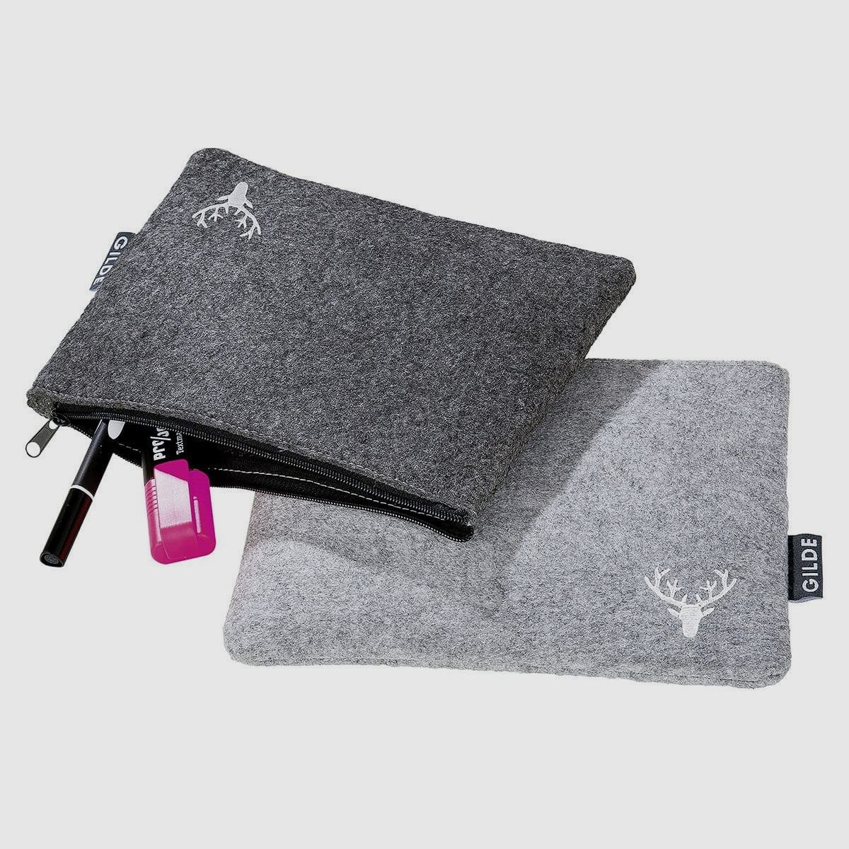 Gilde felt pouch deer