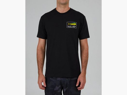 T-SHIRT SALTY CREW GOLDEN MAHI BLACK