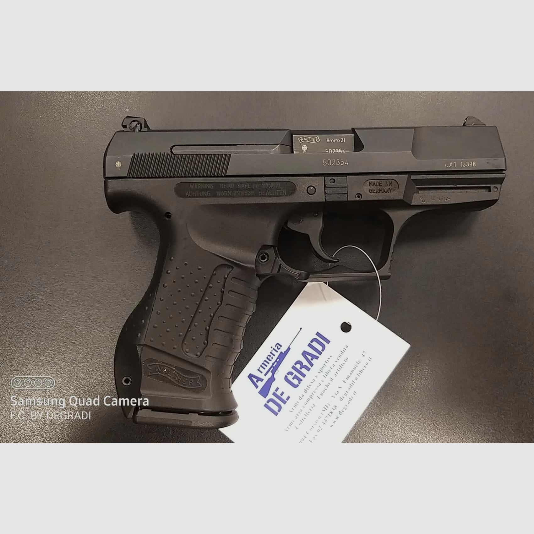 WALTHER P99 QA KALIBER 9X21, afbeelding 4 van 4