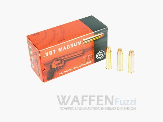 Geco .357Mag Full Metal Jacket Flat Nose 158gr