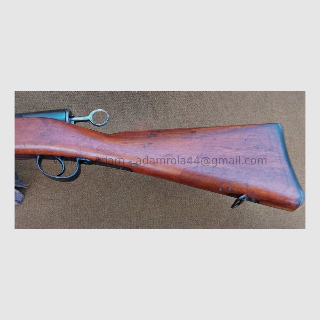 W+F, Fabrique fédérale d'armes de Berne 1889 Fusil à verrou Schmidt Rubin