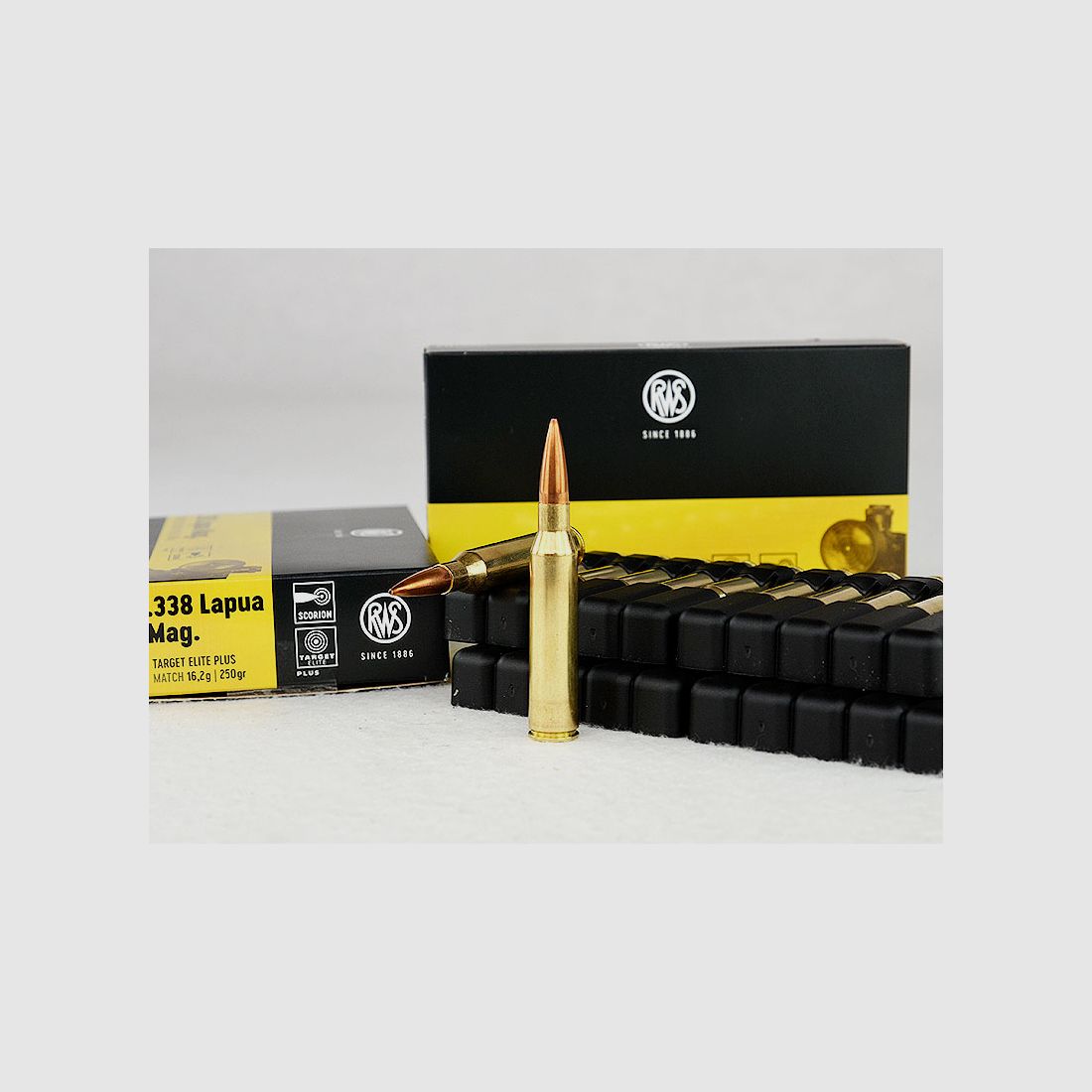 RWS Target Elite Plus .338 Lapua Magnum, 250 grs 1 Packung (20 Schuss á 4,225 €*)