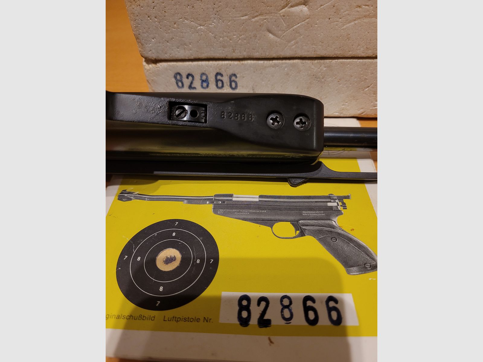Feinwerkbau 65 FWB Ottimo stato numero corrispondente