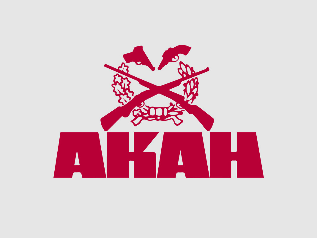 Correas AKAH para fundas de rifle marrón